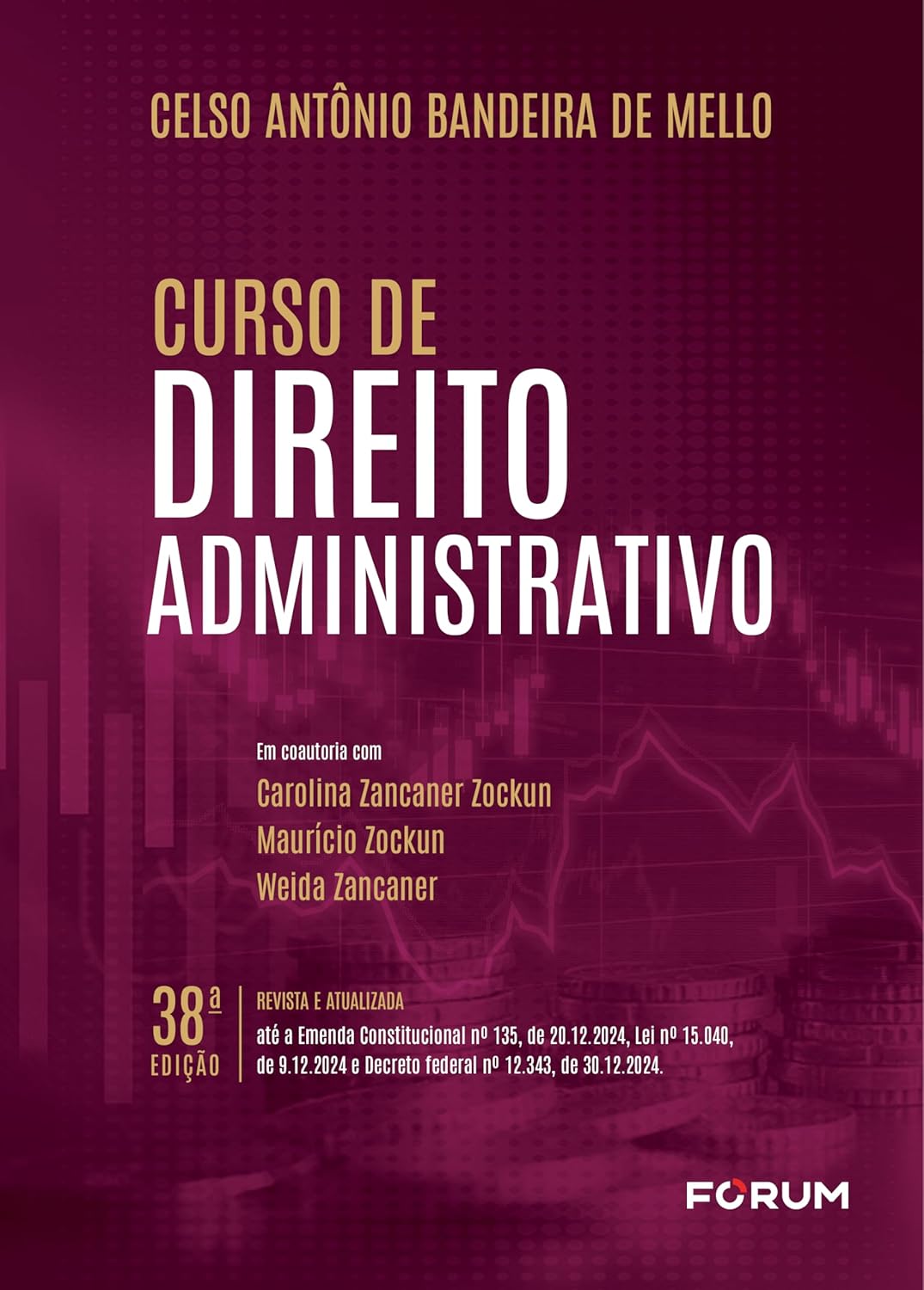 Capa do Curso de Direito Administrativo — Bandeira de Mello